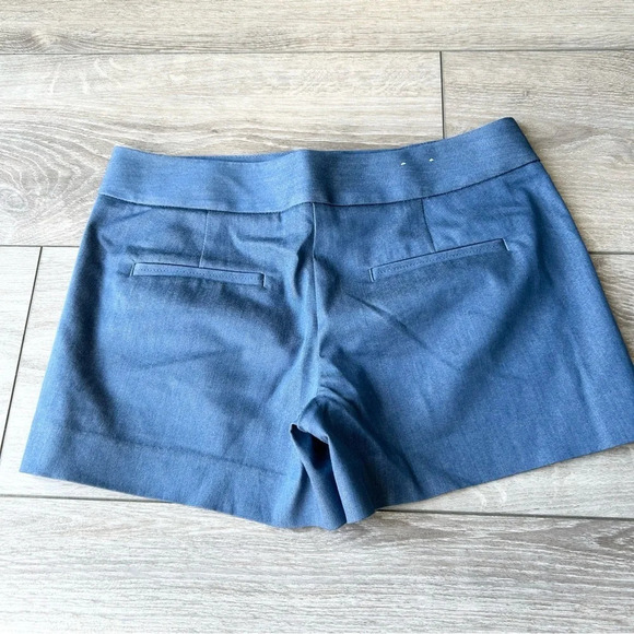Ann Taylor Flat Front Blue Stretch Shorts - Picture 9 of 11